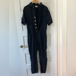 Mate the Label s/s linen jumpsuit